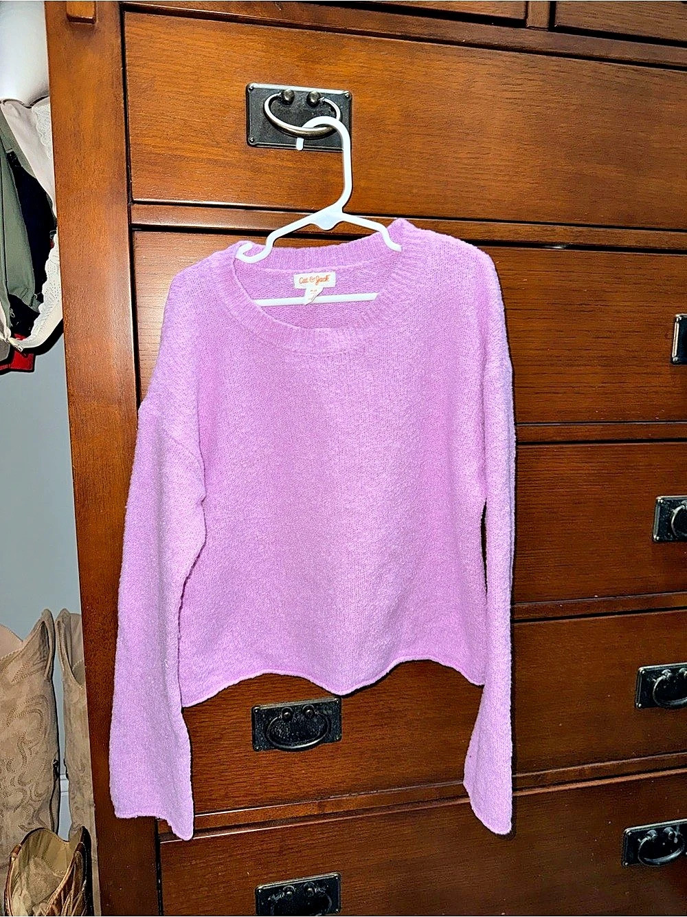 Cat & Jack Pink Sweater Size Medium Like New